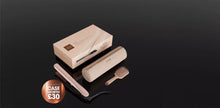 Load image into Gallery viewer, New GHD Gold Hair Straightener Festive Gift Set In Cashmere Beige